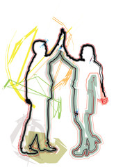 Businesspeople illustration