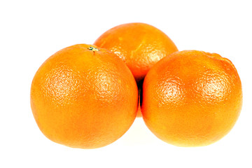 oranges isolated on white background