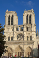 Fototapeta na wymiar Paris,Notre Dame Cathedral