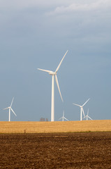 Wind turbine and farm field