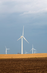 Wind turbine and farm field