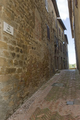 toscana pienza via del bacio