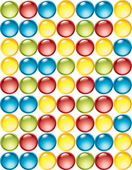 Background with balls