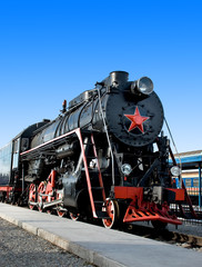 Obraz premium stara lokomotywa