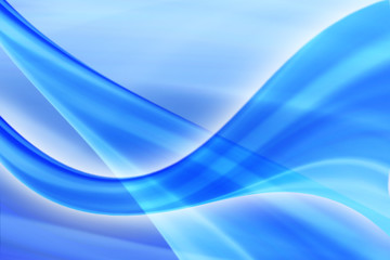 Abstract Blue Wave
