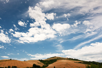 Landschaft in den Marken, Italien