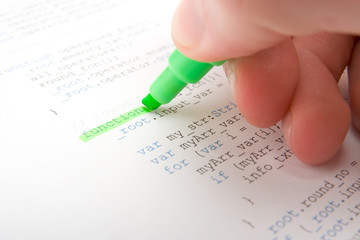 Obraz premium Programmer analyst