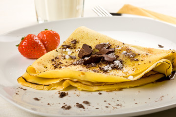 Crepes al cioccolato