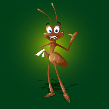 logo entreprise, fourmi