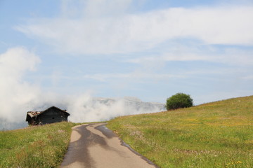 Fototapeta premium Wanderweg in den Bergen