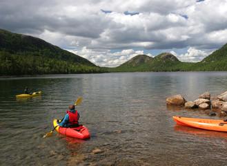 Caoes on Jordan Pound, Acadia National Park,