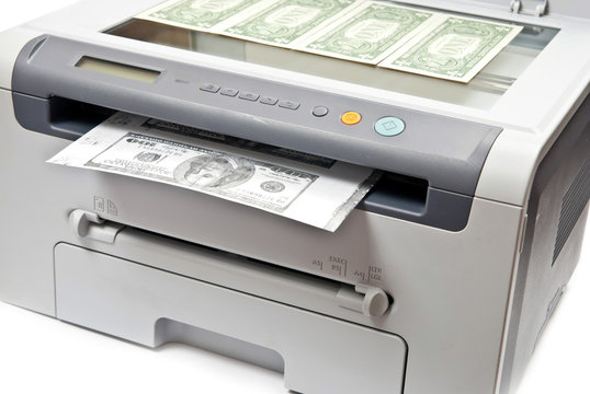 Printer And Money