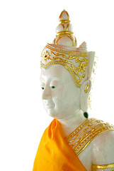 White Buddha Statue