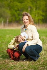 mother with her daughter