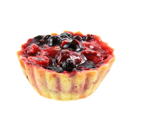 Cuocake with berries