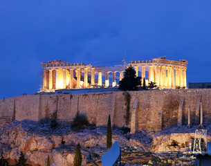 Parthenon, Athens Acropolis by night