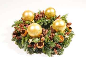 Christmas advent wreath