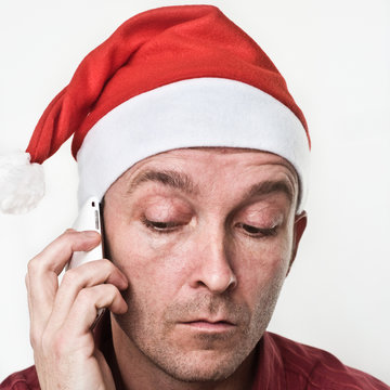 p&egrave;re no&euml;l au t&eacute;l&eacute;phone