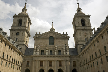 Fototapeta premium El Escorial Monastery - Basilica facade, Madrid
