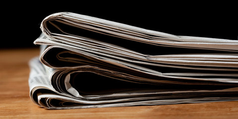 Heap of newspapers