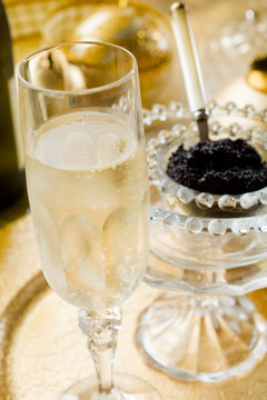 Champagne And Caviar-champagne Caviar