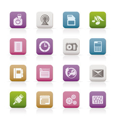 Phone Performance, Business and Office Icons