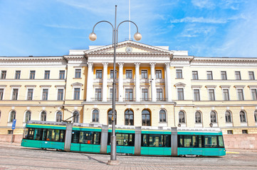 tram in Helsinki