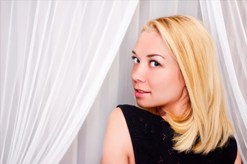 Girl in the bedroom © Iuliia