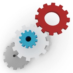 3d cogwheels mechanism