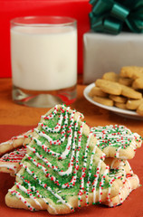 Christmas tree cookie