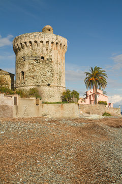 tour genoise du cap corse (village de miomo)