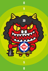 猫鬼の豆まき用ターゲット