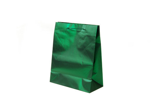 Green Foil Gift Bag