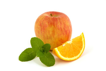 apple orange and mint