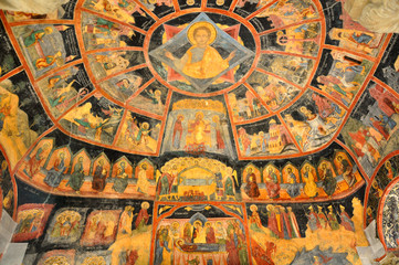 Orthodox icons wall painting