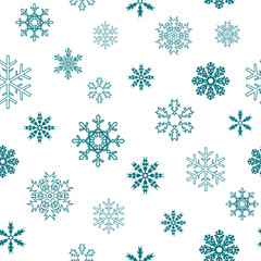 SEAMLESS Snowflakes Background