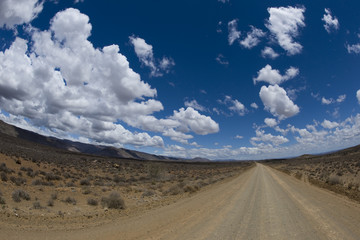 Dirt road through Karoo