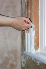 Undercoating Window Frame