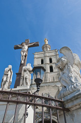 Fototapeta na wymiar Notre Dame des Doms church at Avignon, France