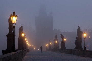 Charles Bridge - famous place in Prague