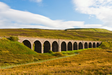 Old Gardsdale Viaduct In Yorkshire Dales