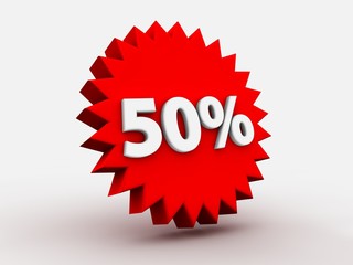 Rabatt-Schild, Konzept Marketing