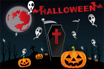 halloween under the bloody moon