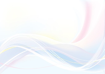 Abstract Vector Wave blue and pink color