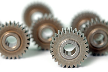 Gears. The front view.