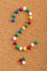 Pin Fragezeichen