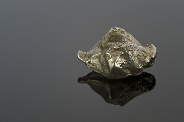 Metallic meteorite. "Sikhote-Alin" fall in Russia in 1947.