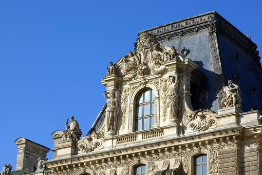 Detail of Louvre palace