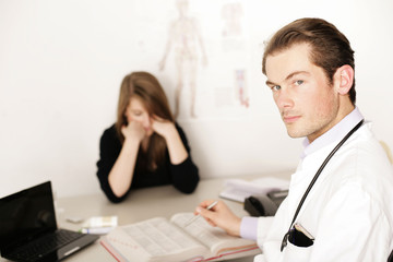 Obraz premium Sprechstunde