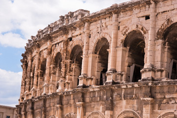 Naklejka premium Amphitheater Nimes